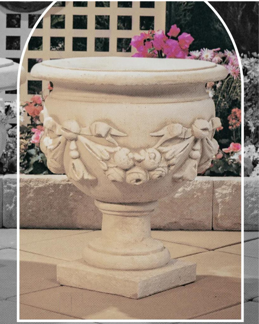 Bari Classic Concrete Limestone Water Feature Urn