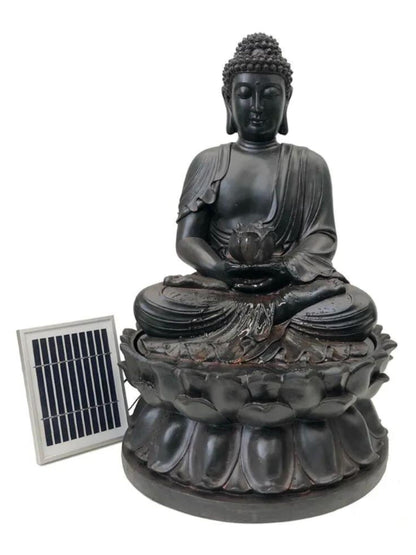 Buddha Bliss - Solar Buddha LED Light Water Feature