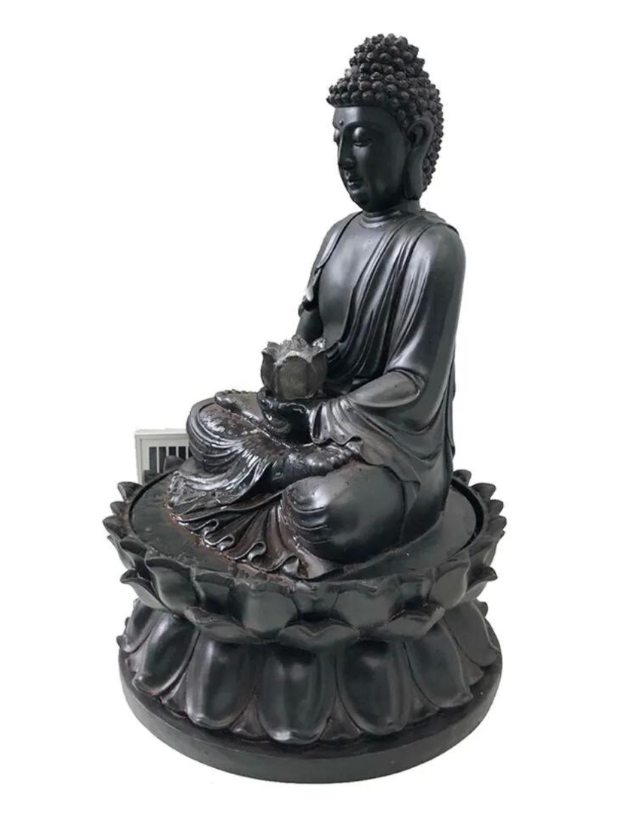 Buddha Bliss - Solar Buddha LED Light Water Feature