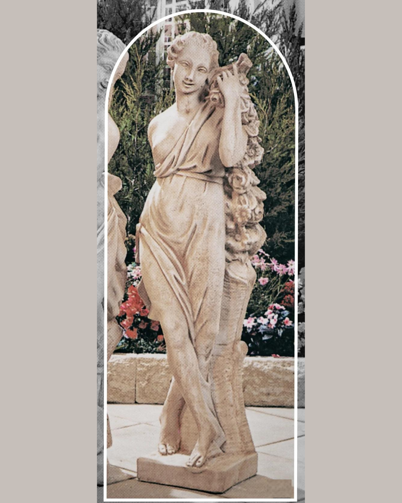 Celeste - Concrete Limestone Cement Garden Statue 140cm