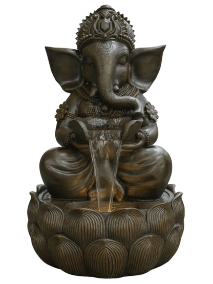 Ekadanta - Ganesha Elephant God LED Light Water Feature