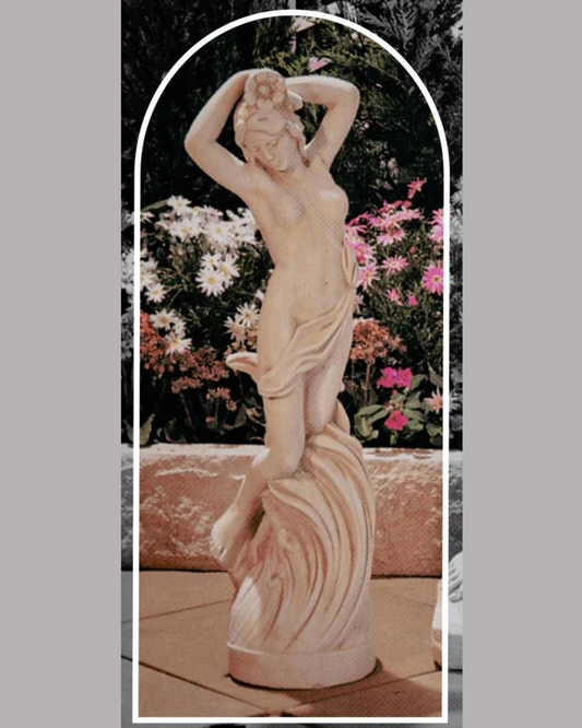 Emilia - Concrete Limestone Cement Garden Statue 80cm