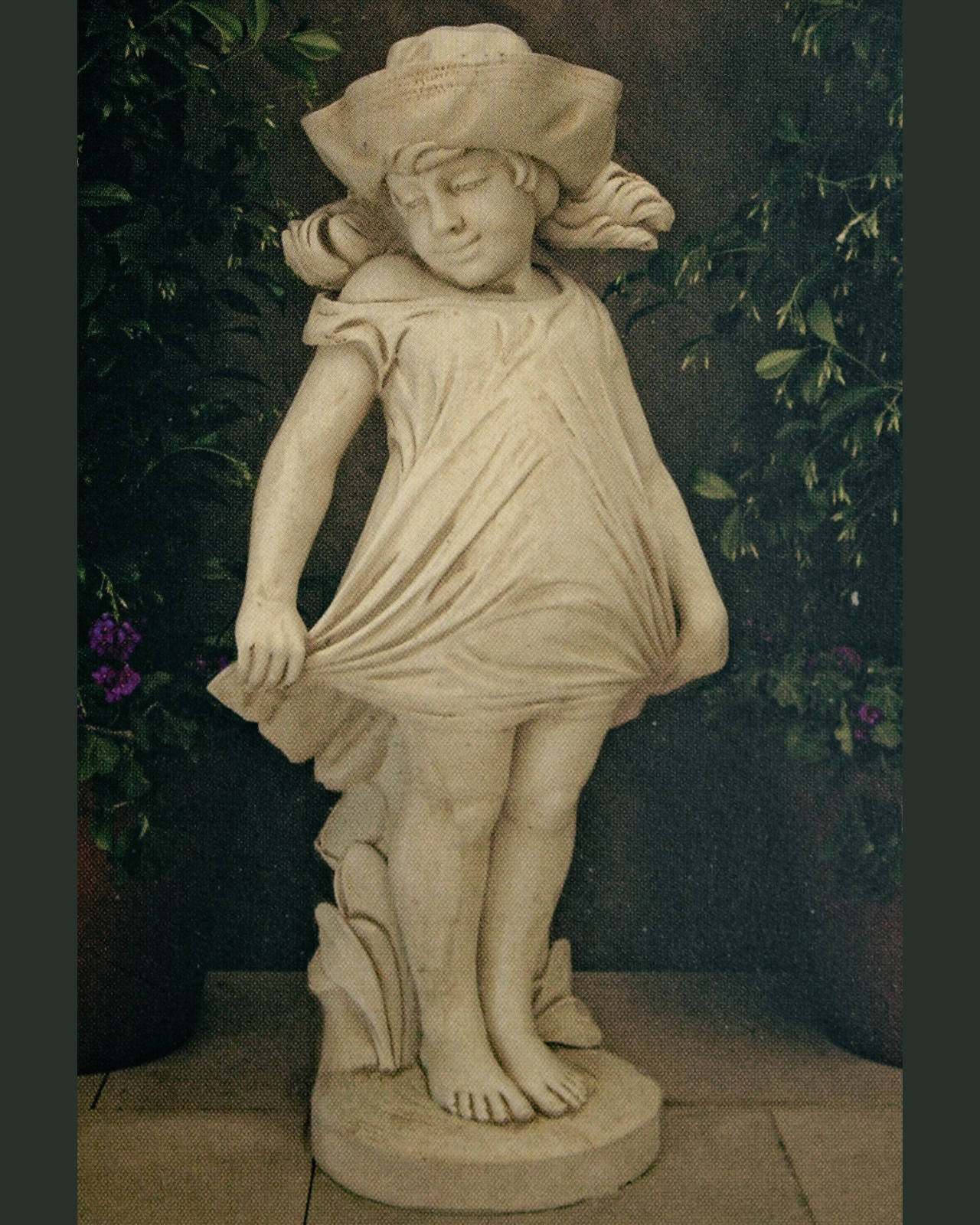 Fia - Concrete Limestone Cement Garden Statue 97cm