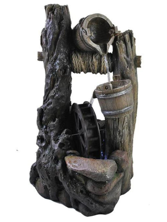 Float - Wishing Well Lighting Water Feature Fountain 39cm