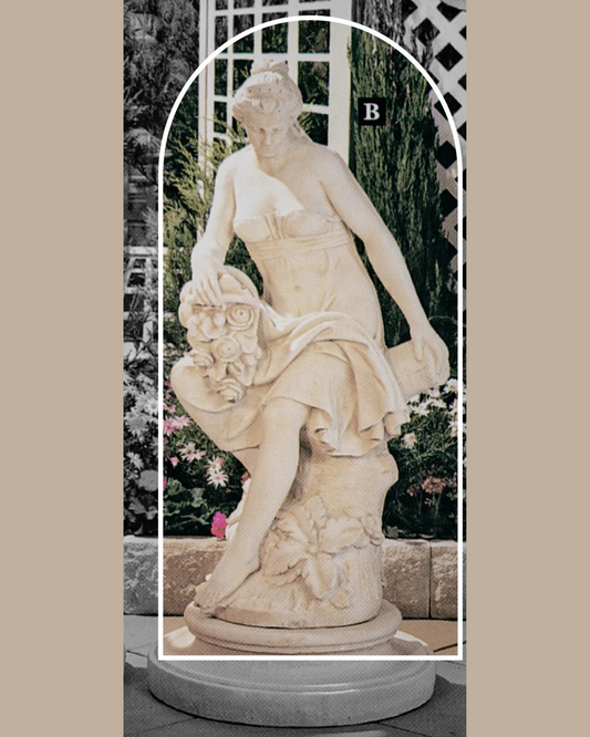 Gabriella - Concrete Limestone Cement Garden Statue 122cm