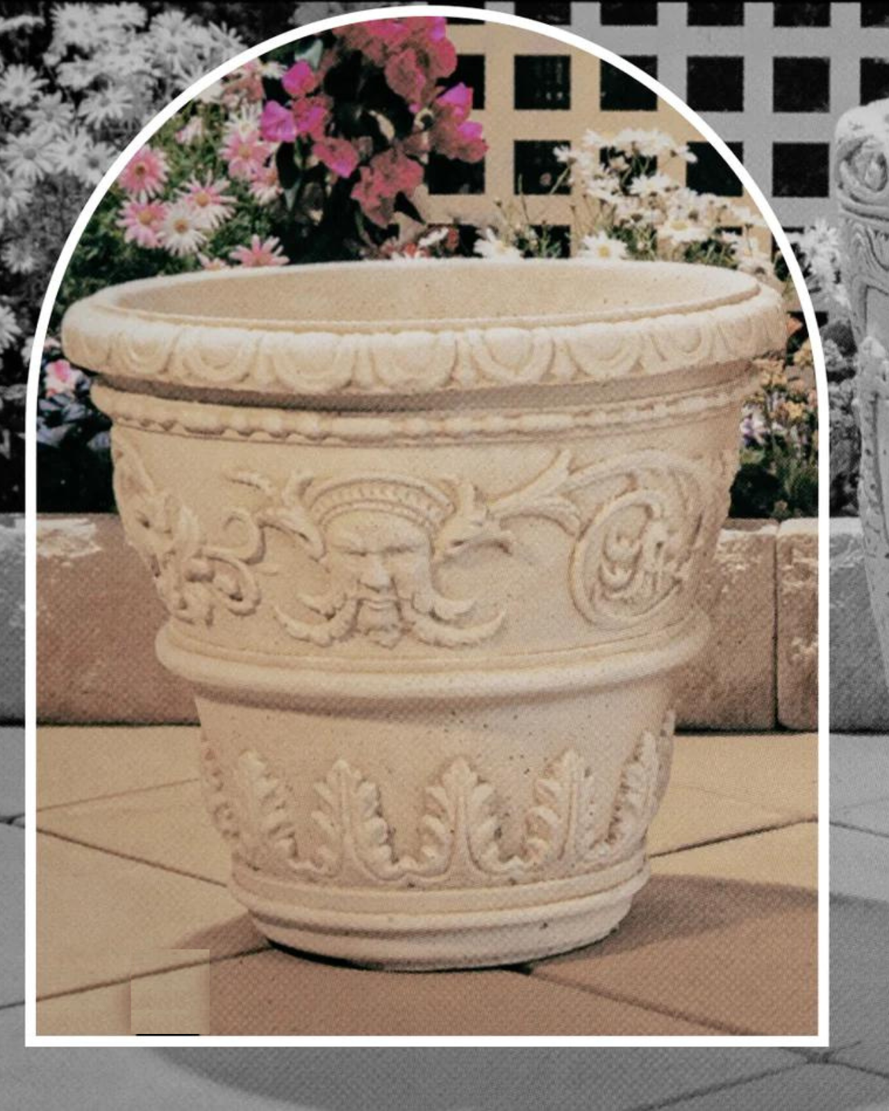 Genova Classic Concrete Limestone Water Feature Urn