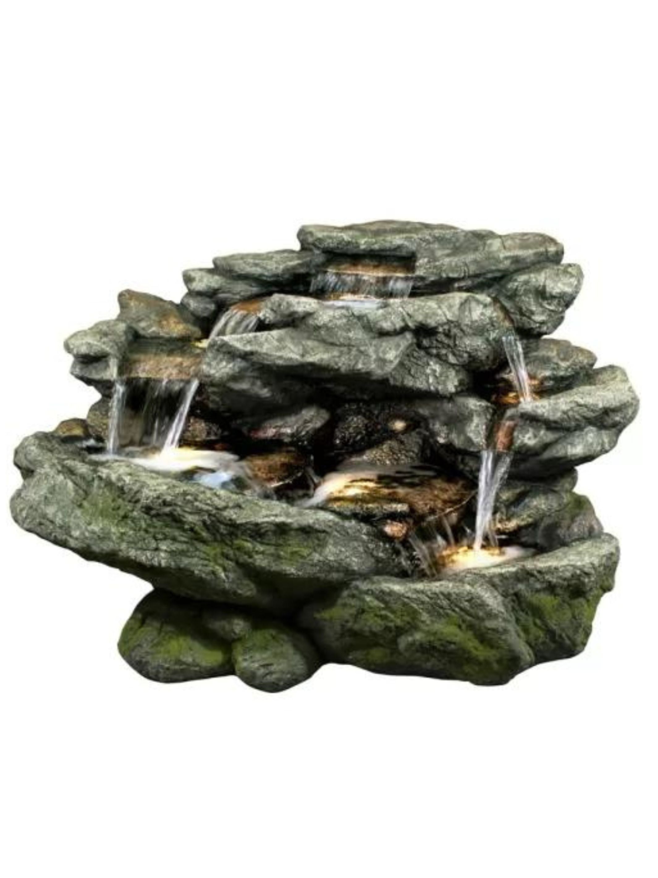 Glade - Rock LED Light Cascading Water Feature