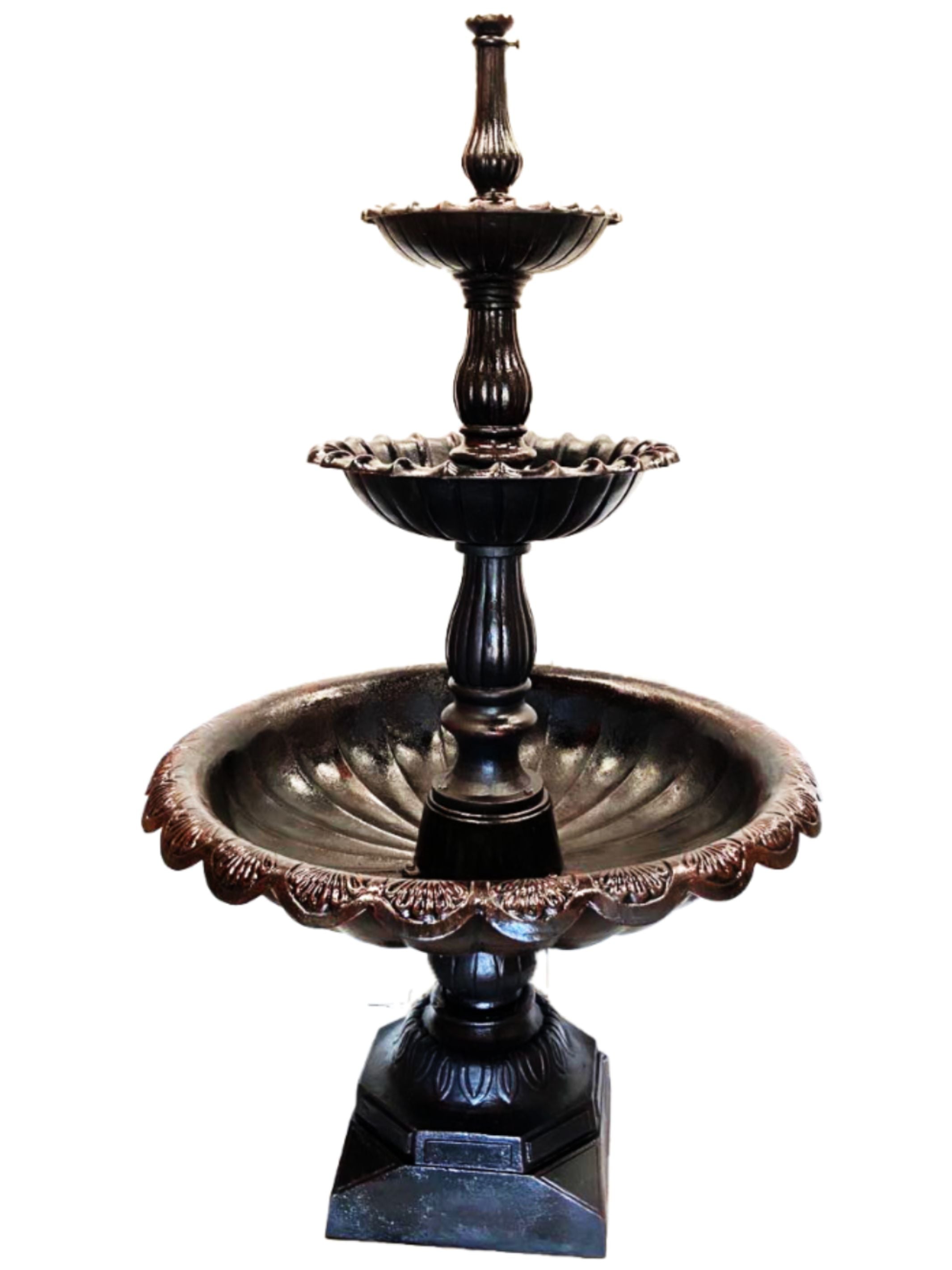 Glimpses - Large 3 Tier Cast Iron Water Feature 210cm