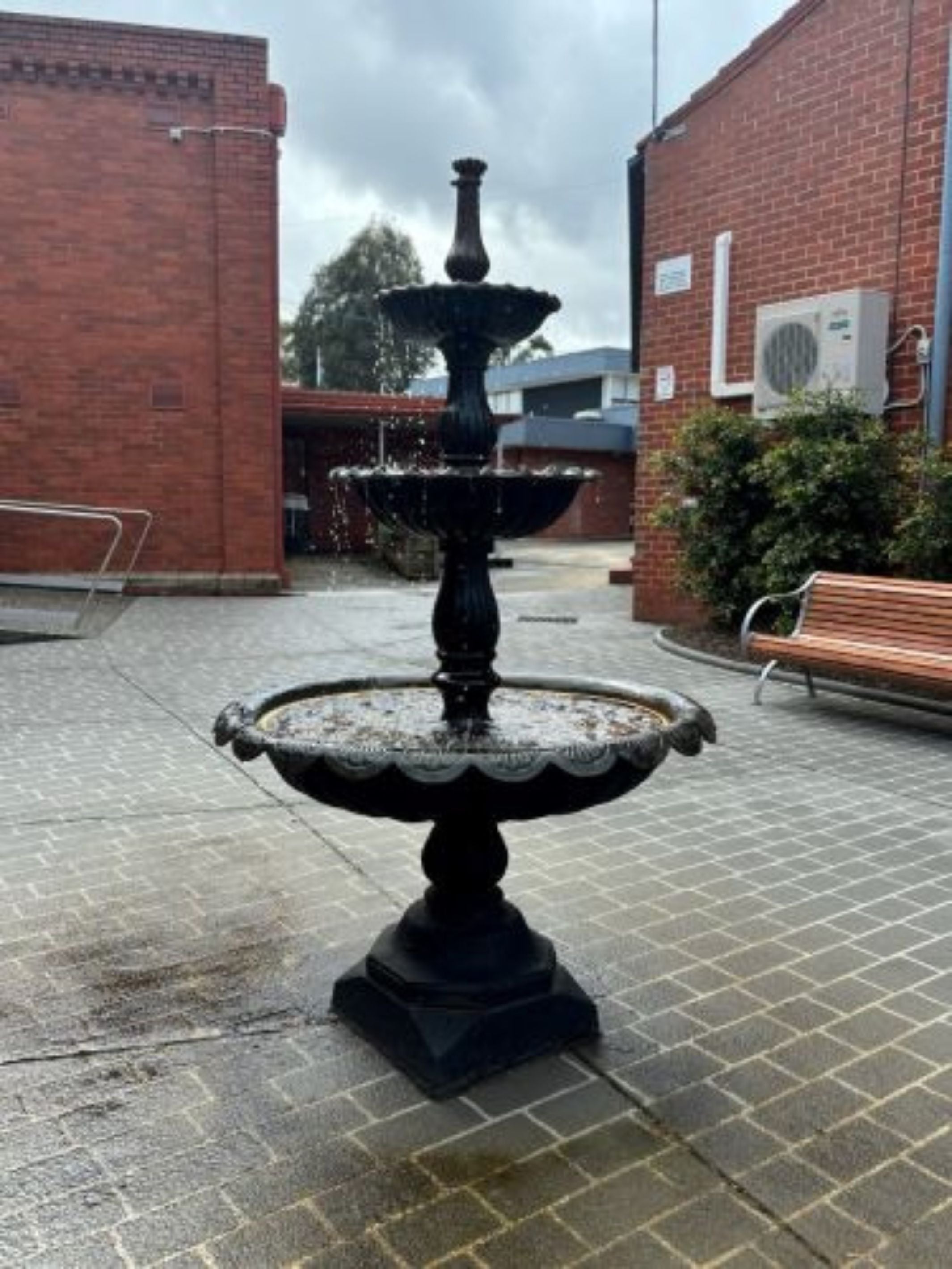 Glimpses - Large 3 Tier Cast Iron Water Feature 210cm