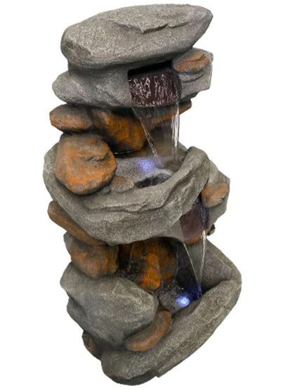 Haven - Rock Cascading LED Light Water Feature