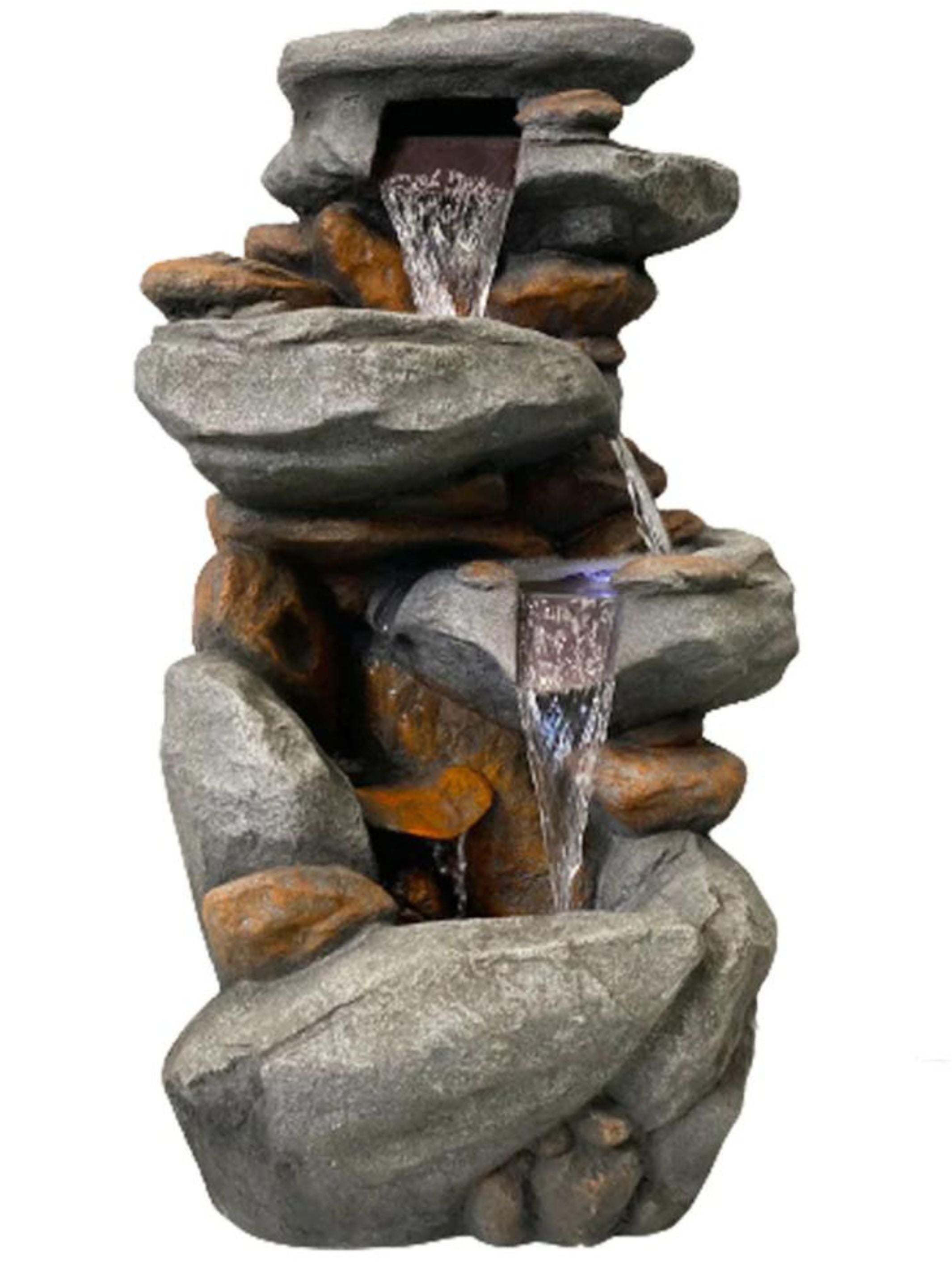 Haven - Rock Cascading LED Light Water Feature