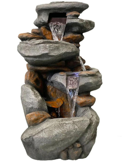 Haven - Rock Cascading LED Light Water Feature