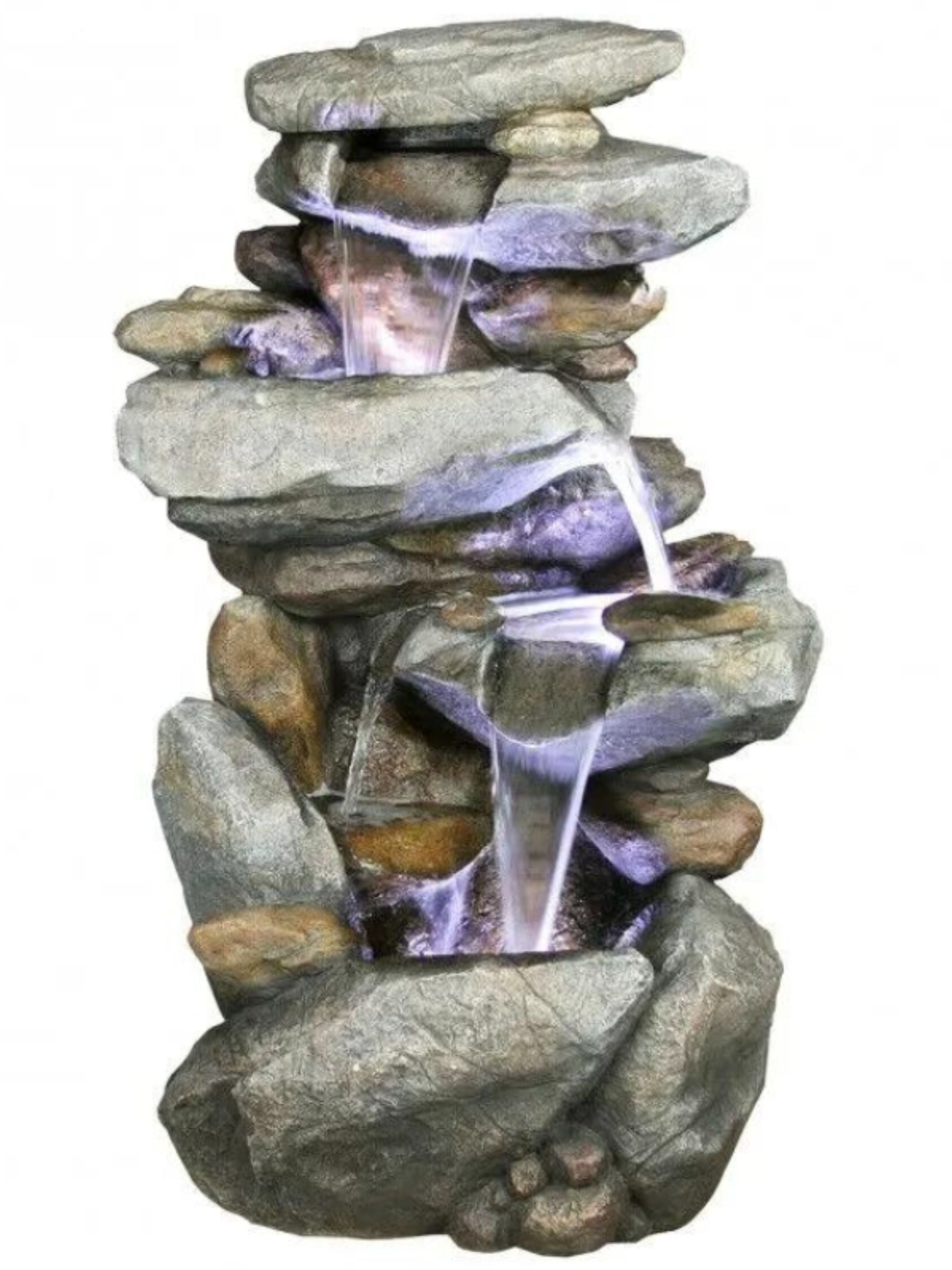 Haven - Rock Cascading LED Light Water Feature