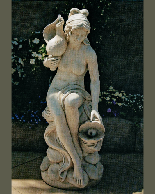 Isabella - Concrete Limestone Cement Garden Statue 117cm