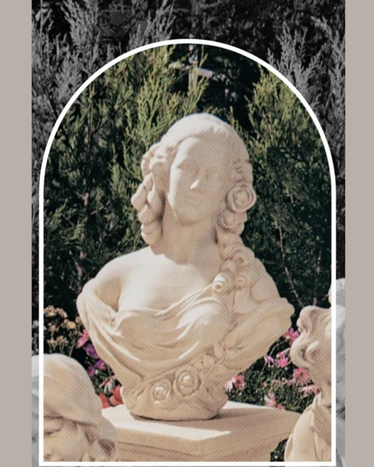 Isadora - Concrete Limestone Cement Garden Statue 70cm