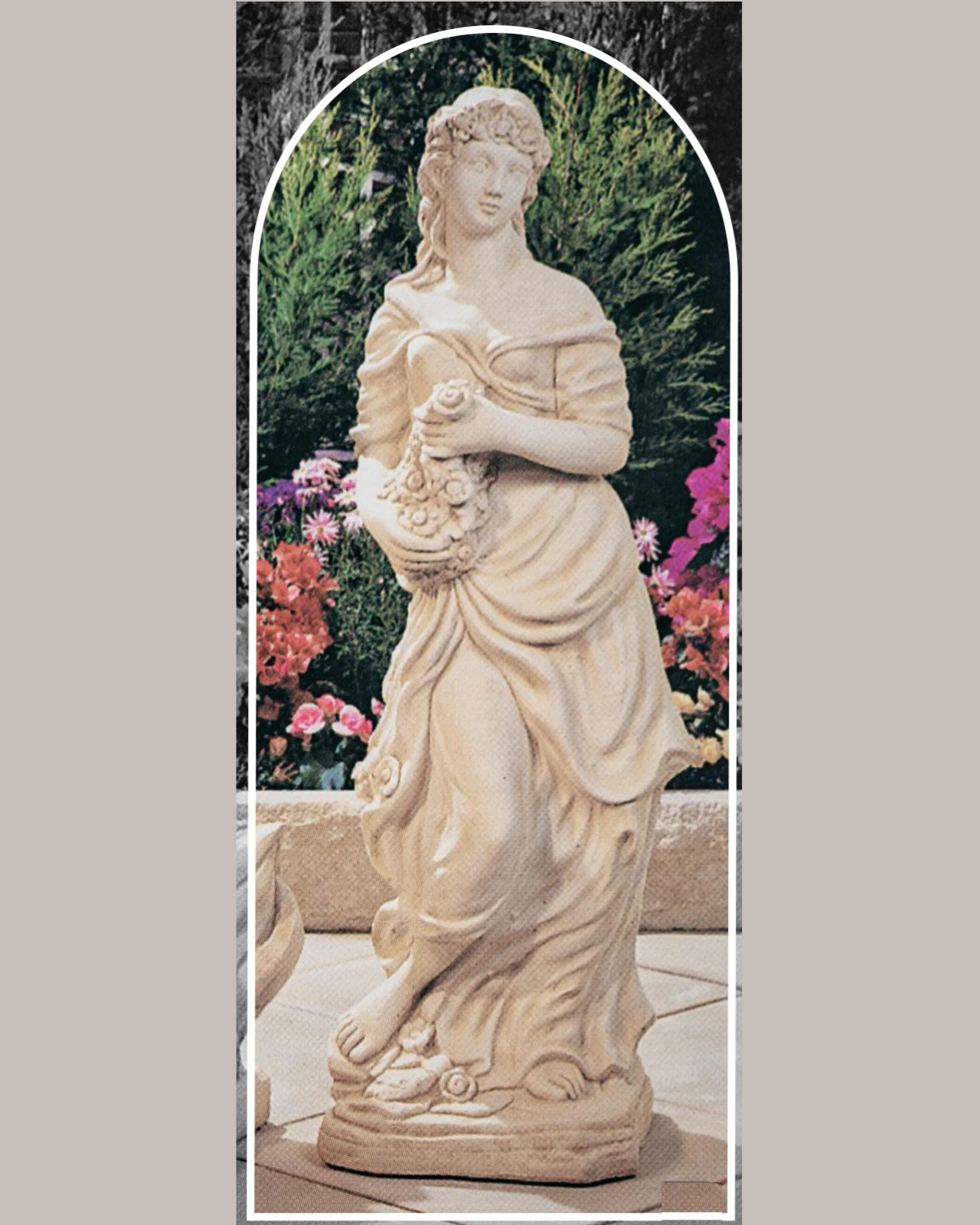 Julieta - Concrete Limestone Cement Garden Statue 120cm