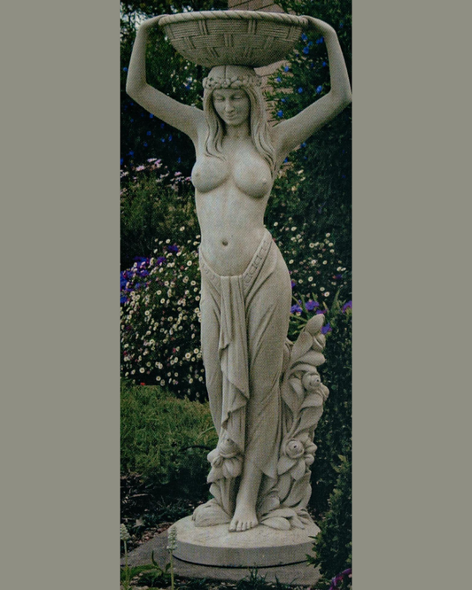 Lavinia - Concrete Limestone Cement Garden Statue 117cm