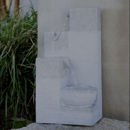 Contemporary-styled modern water fountain