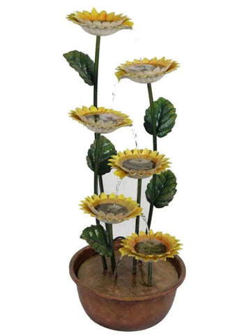 Murmur - Cascading Sunflowers Waterfall Water Feature