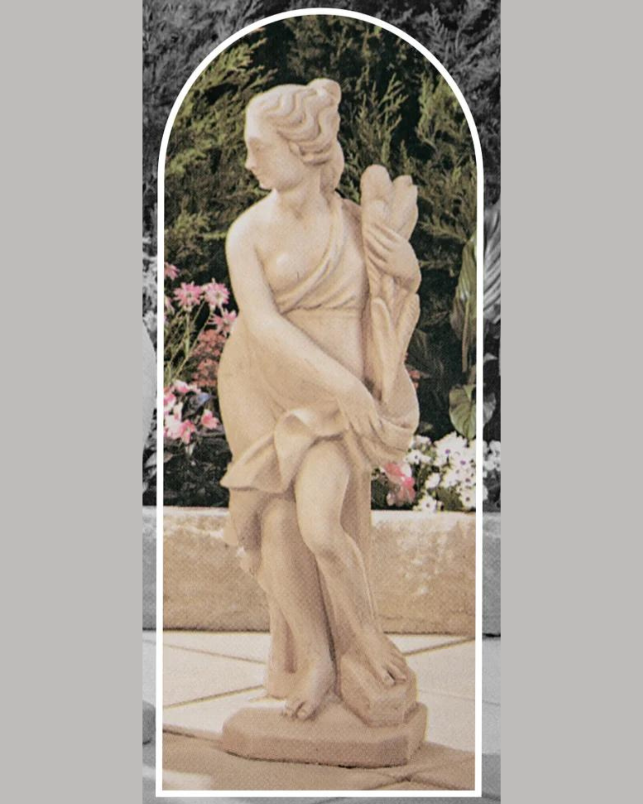 Ornella - Concrete Limestone Cement Garden Statue 90cm