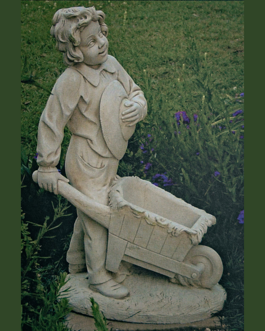 Paolo - Concrete Limestone Cement Garden Statue 90cm