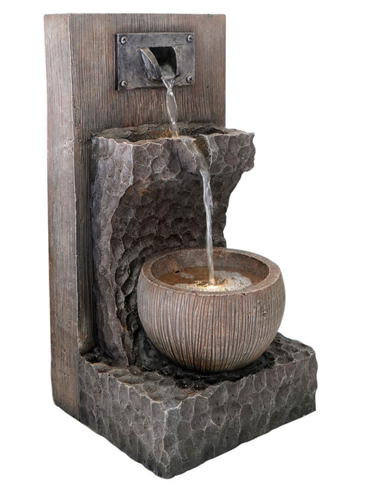 Plink - Bowl Lighting Garden Water Feature Fountain 50cm