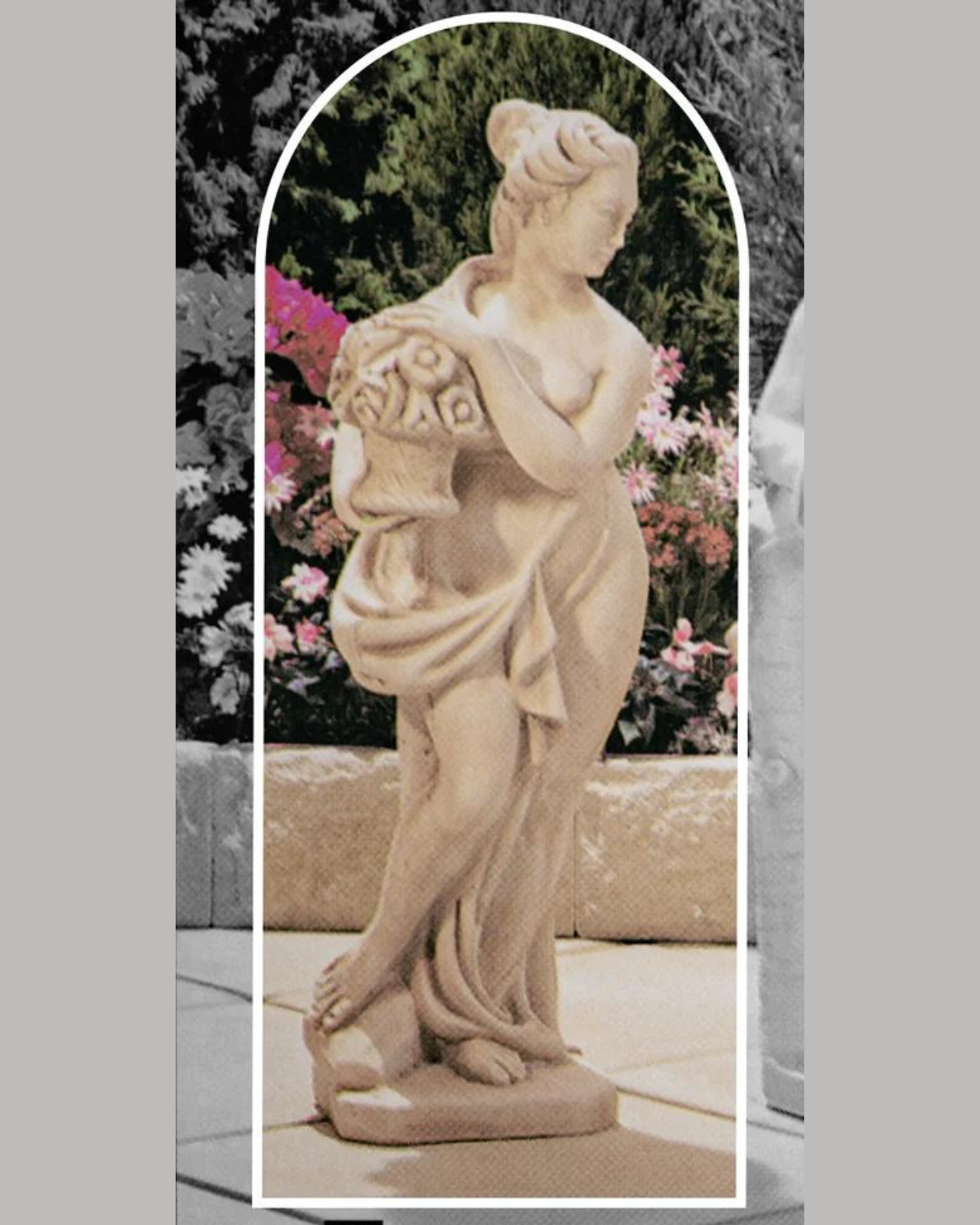 Portia - Concrete Limestone Cement Garden Statue 90cm