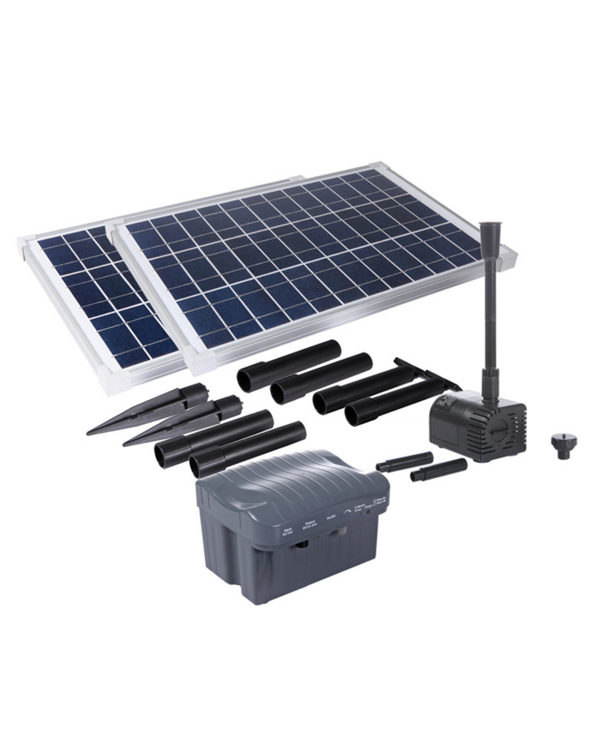RSFB1600 Solar Fountain Pump with Battery Backup 