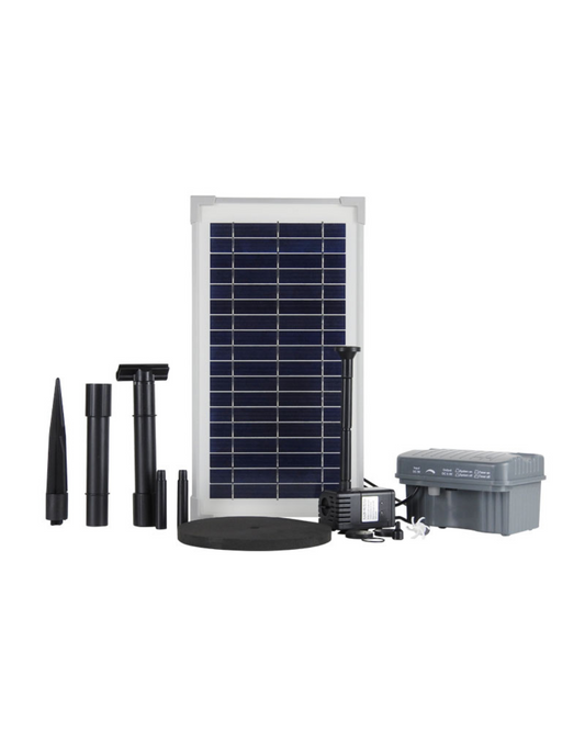 RSFB250 Solar Fountain Pump with Battery Backup 