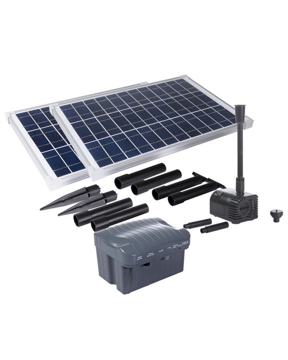 RSFB3400 Solar Fountain Pump with Battery Backup 