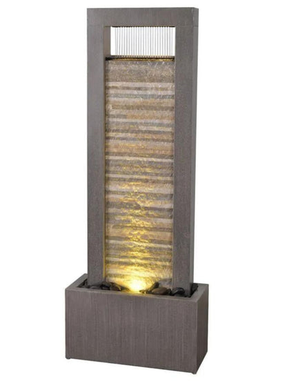 Rain Curtain Shower Modern Wall LED Light Water Feature