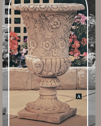 Ravenna Classic Concrete Limestone Water Feature Urn