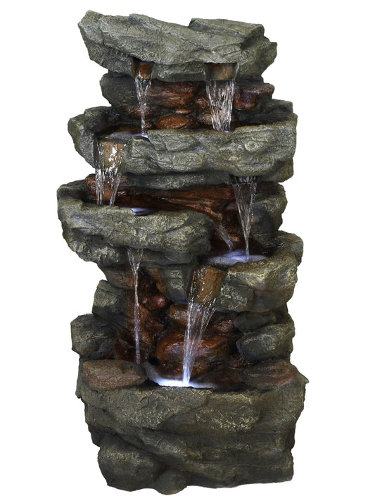 Rockspring - Rock Waterfall LED Light Water Feature