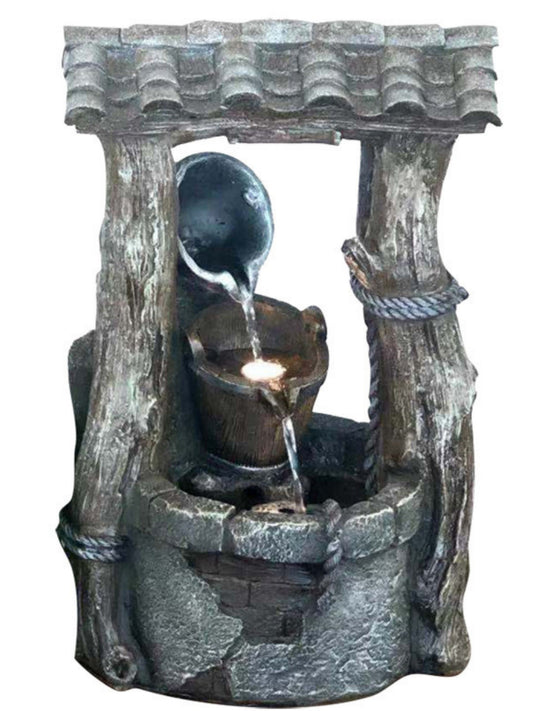 Ruffle - Wishing Well Water Feature Fountain 56cm