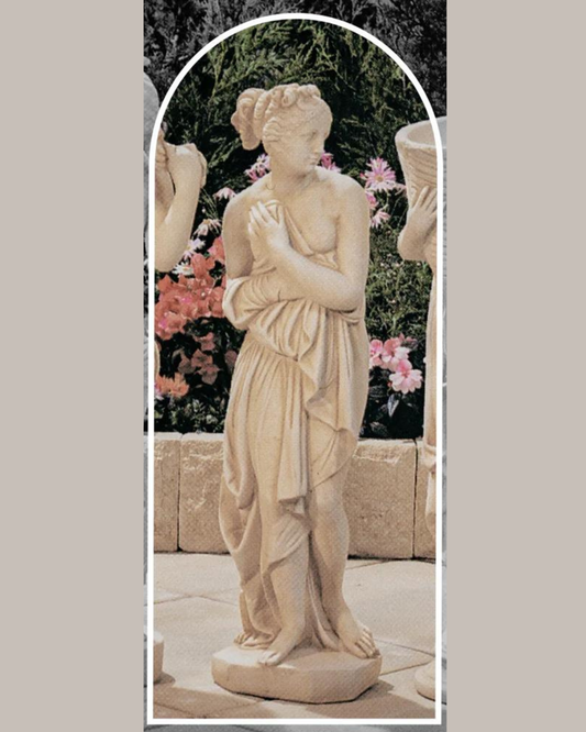 Sara - Concrete Limestone Cement Garden Statue 80cm