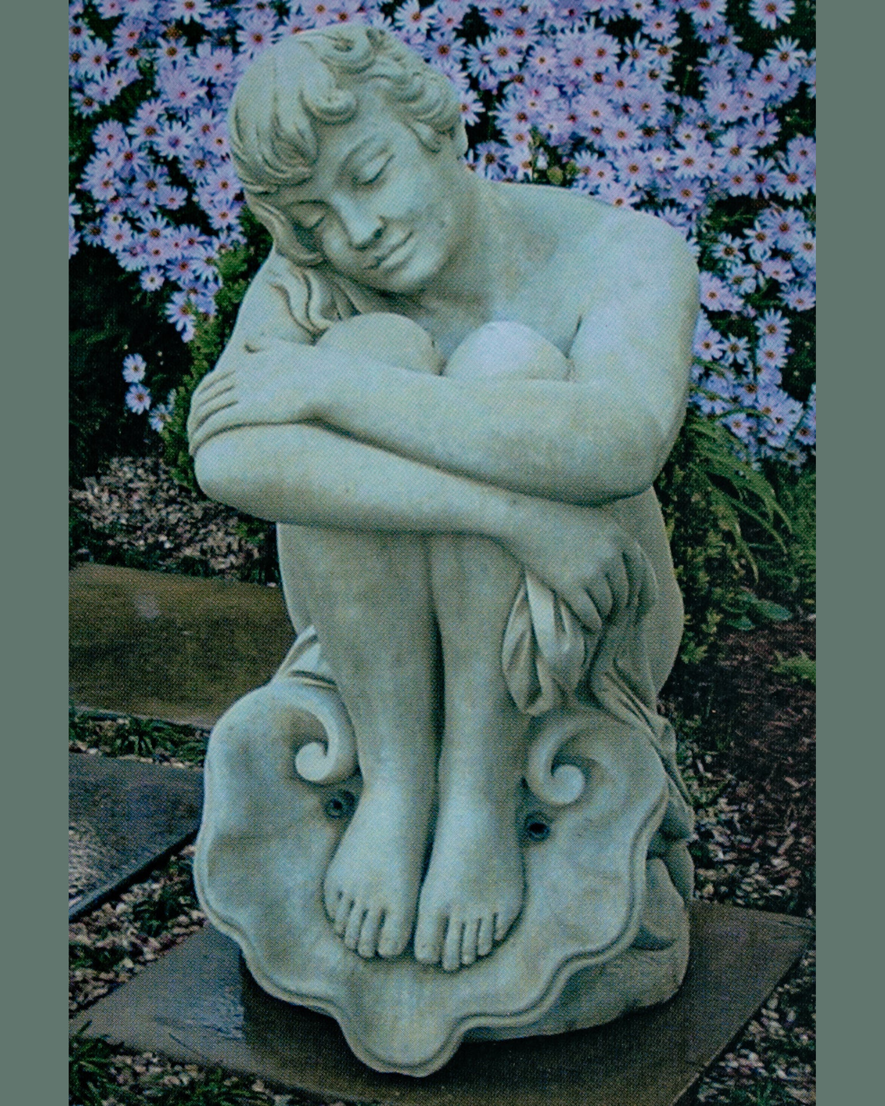 Serenita - Concrete Limestone Cement Garden Statue 72cm