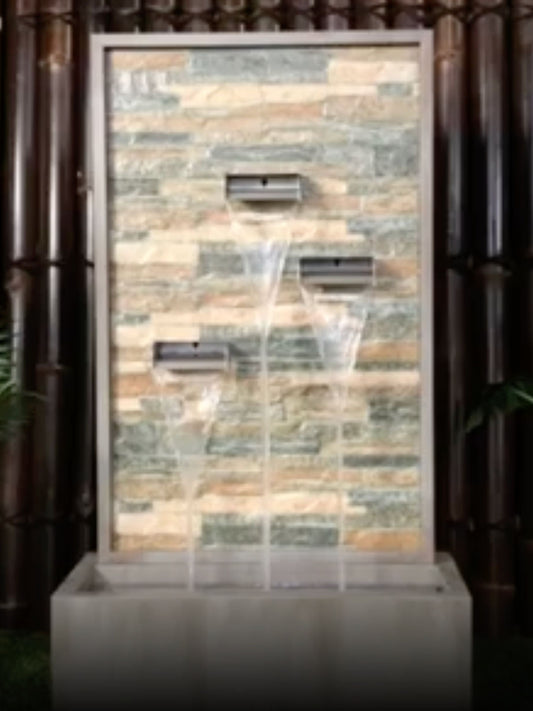 Sereno - Modern Spouts Wall Water Feature