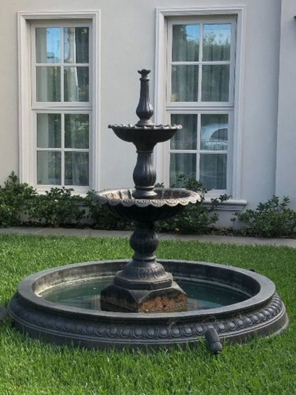 Shoreline - Large 2 Tier Cast Iron Water Feature 140cm