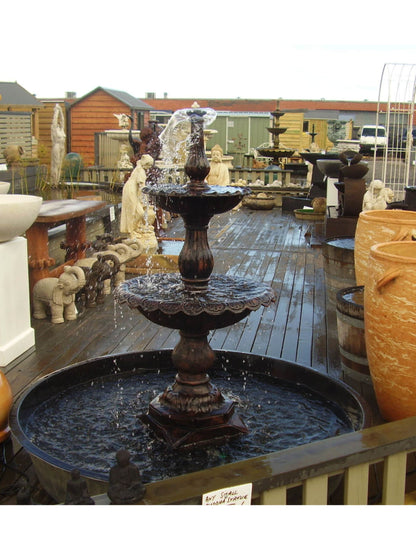 Shoreline - Large 2 Tier Cast Iron Water Feature 140cm