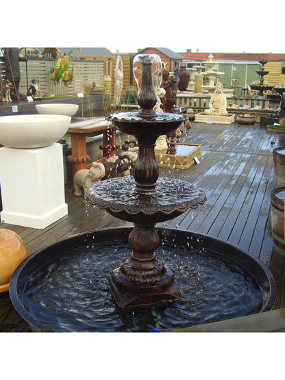 Shoreline - Large 2 Tier Cast Iron Water Feature 140cm