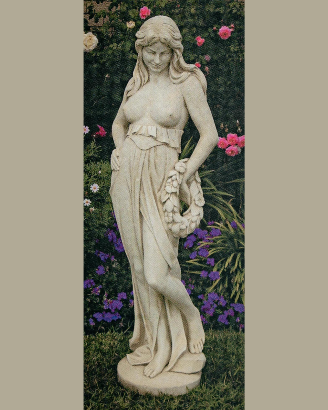 Sophia - Concrete Limestone Cement Garden Statue 150cm