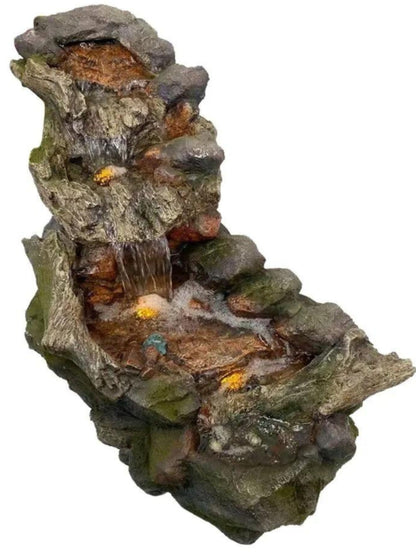 Splash - Rock LED Light Cascading Water Feature