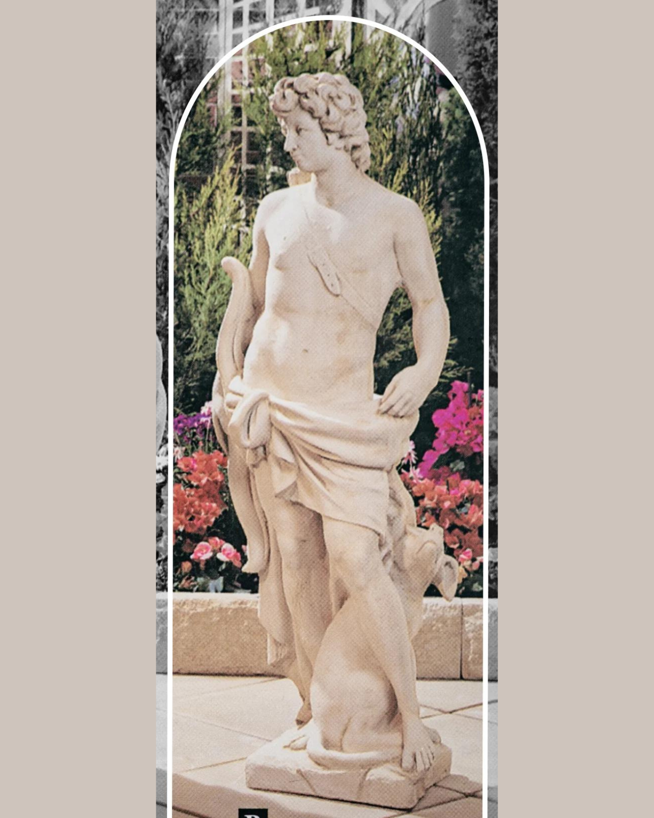 Statue of Apollo -  Concrete Limestone Cement Statue 140cm