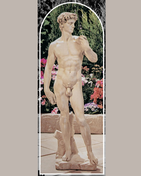 Statue of David - Concrete Limestone Cement Garden Statue 120cm- Australia