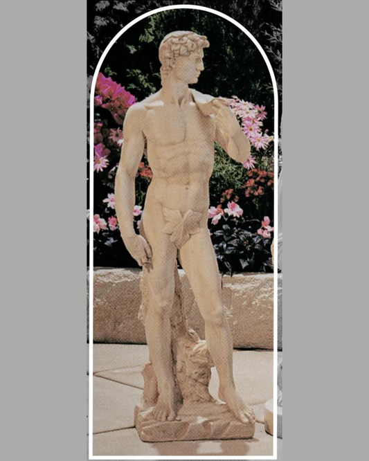 Statue of David - Concrete Limestone Cement Garden Statue 85cm- Australia