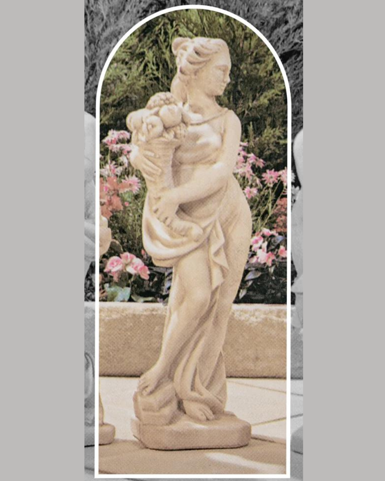 Tiziana - Concrete Limestone Cement Garden Statue 90cm- Australia