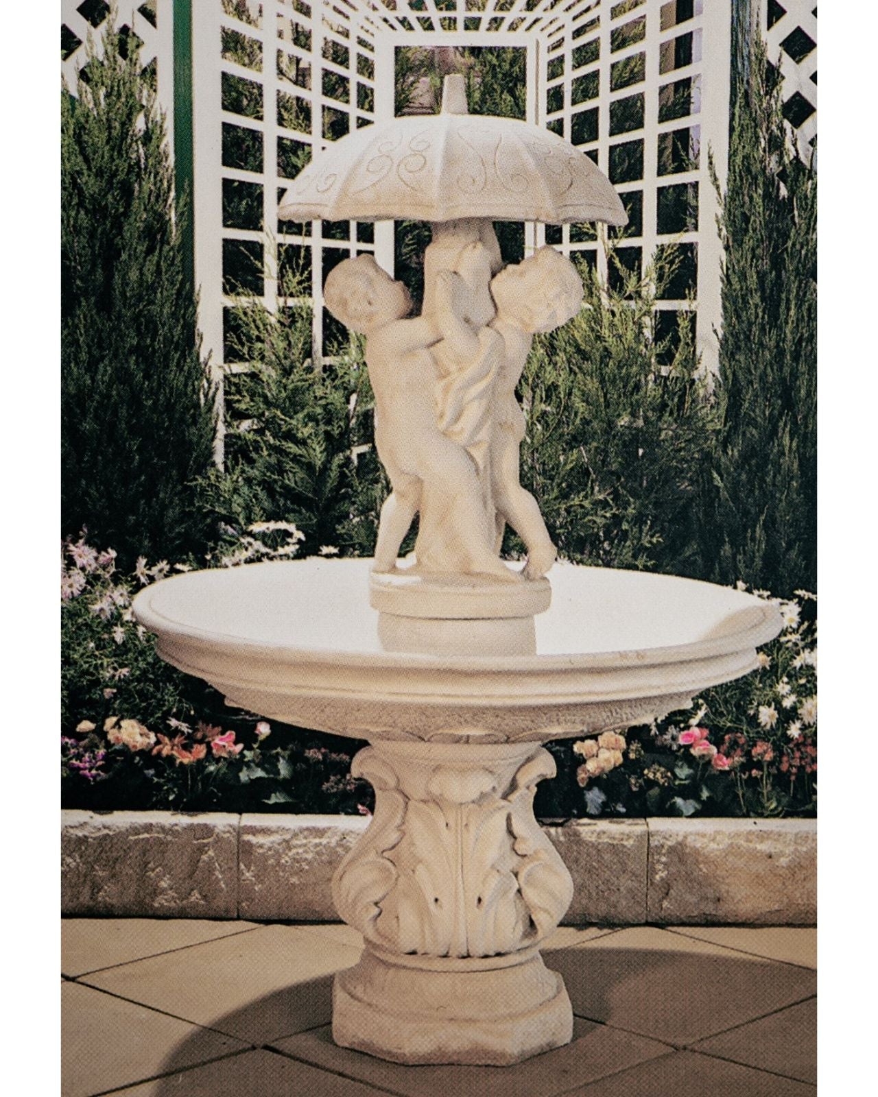 Costiera - Classic Concrete Water Fountain 165cm