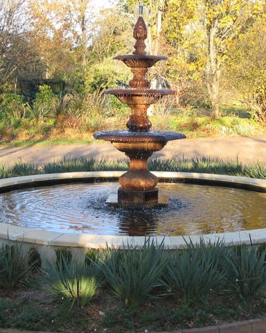 Raindrop - 3 Tier Octagonal Cast Iron Water Fountain 210cm