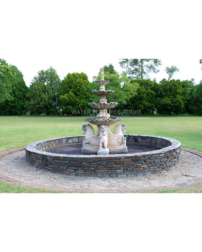 Vasca - 4 Tier Concrete Water Feature 275cm