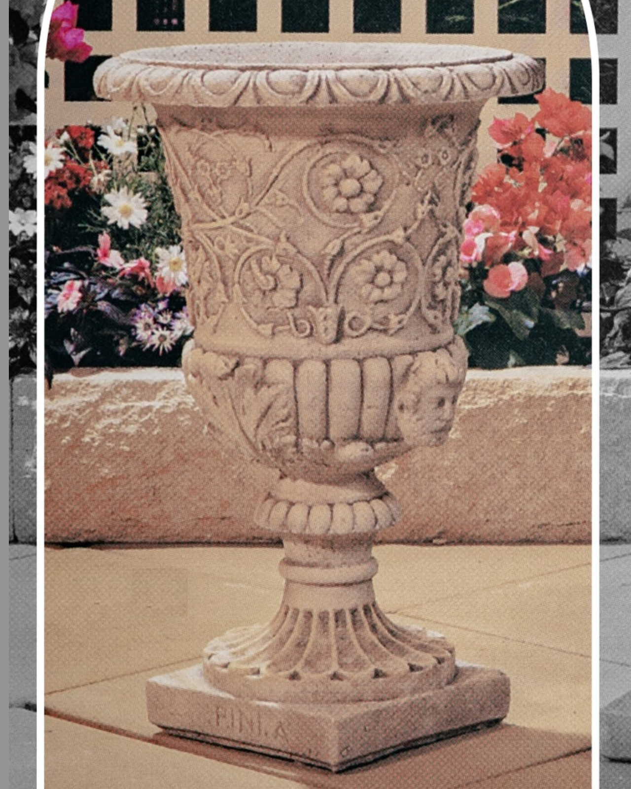 Vicenza Classic Concrete Limestone Water Feature Urn